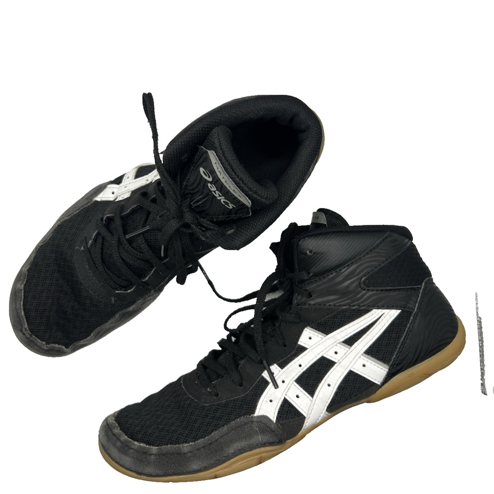 ASICS Matflex 7 Wrestling Shoes Men 10 Black 1081A051